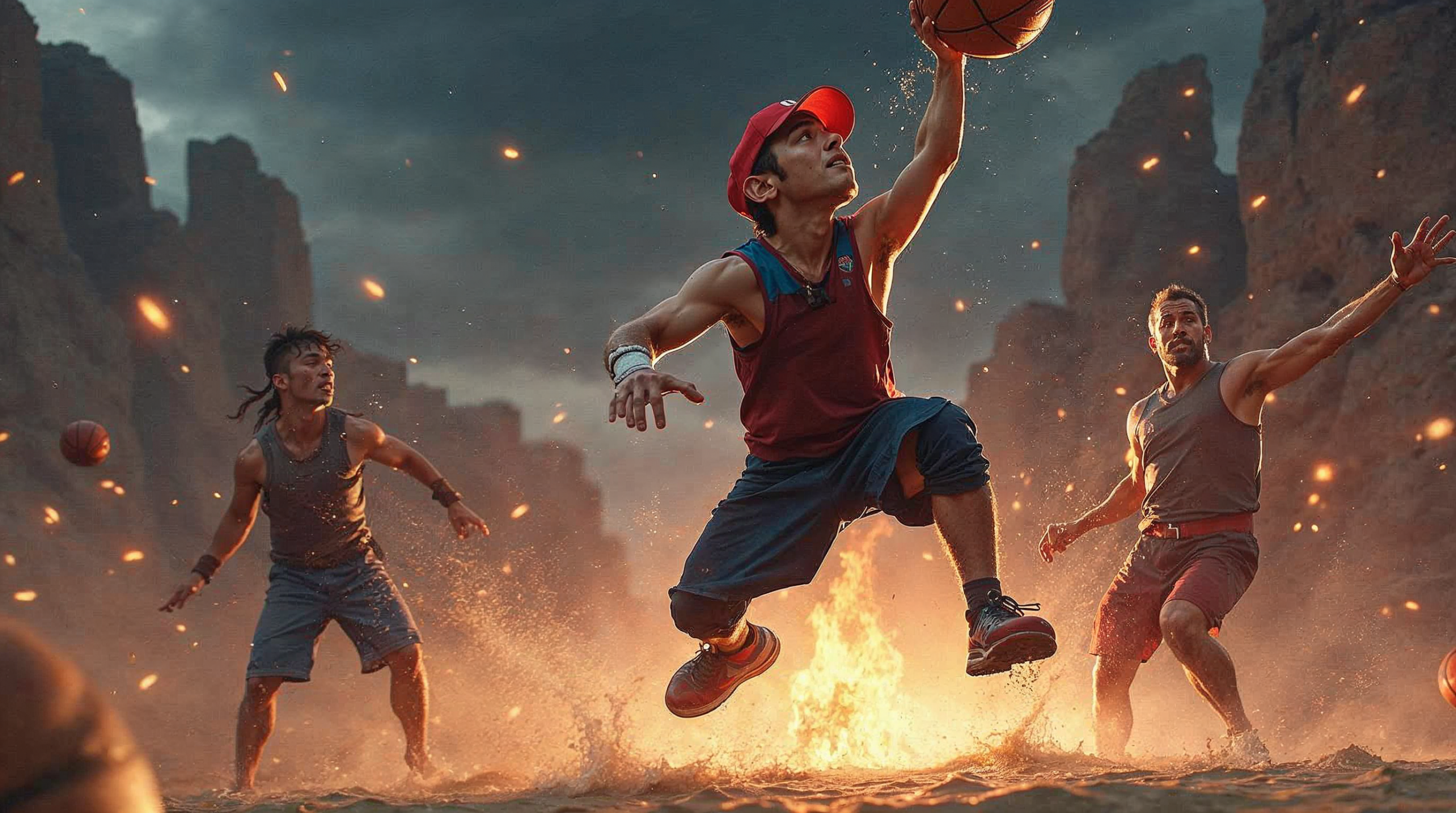 Un jeu de volley qui absorbe un ancien projet de catch, WWE Titans